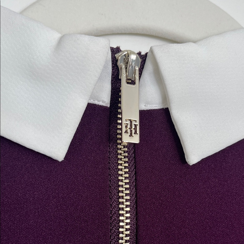 Tommy Hilfiger Collared Shift Dress Purple - Size 4 - NWOT - Picture 6 of 8